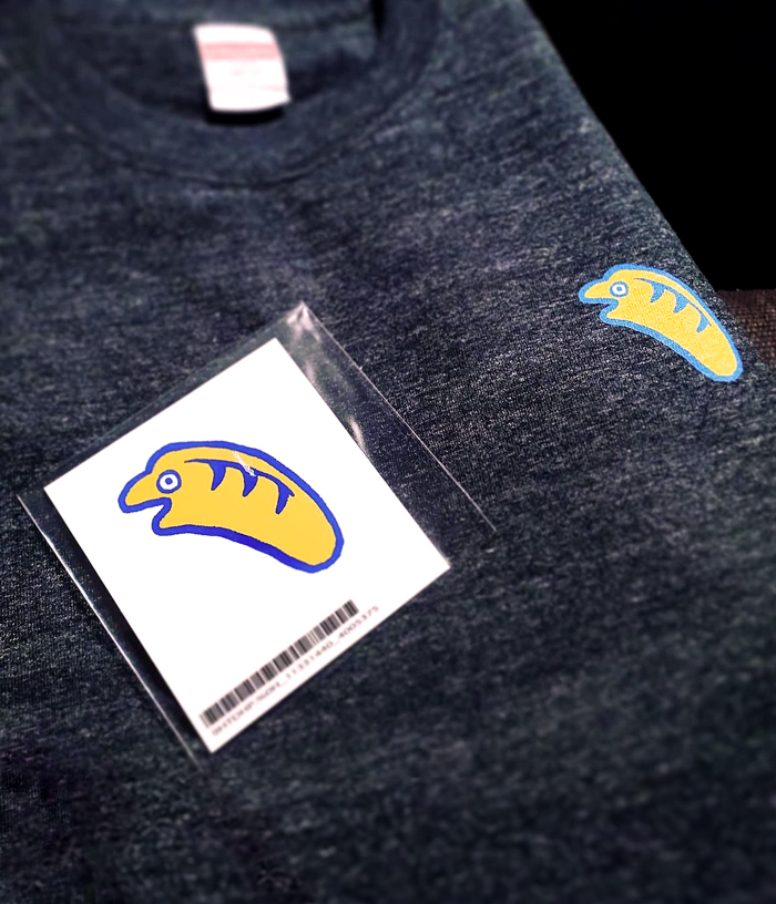 ウツボTシャツとステッカー